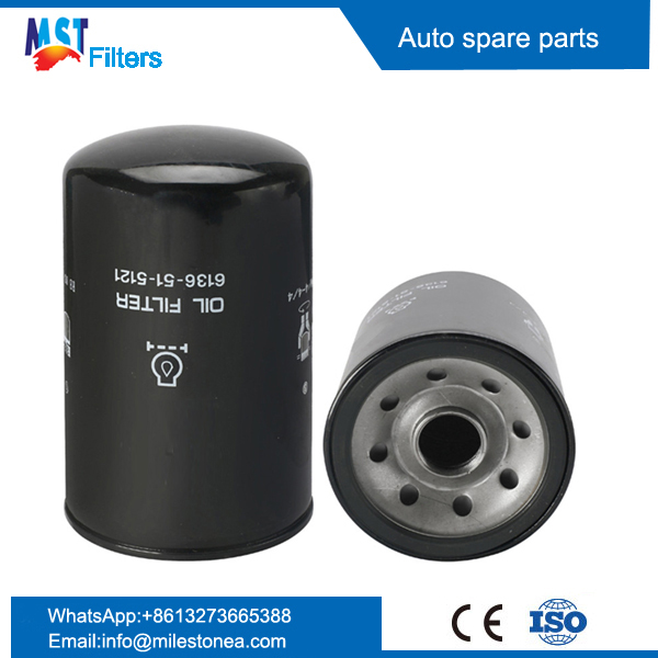 Oil filter 6136-51-5121 for KOMATSU